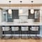 Designers Fountain Noor 60 Watt 1-Light Matte Black Modern Pendant Light with Etched Opal Glass Shade D324M-8P-MB - alternate 3